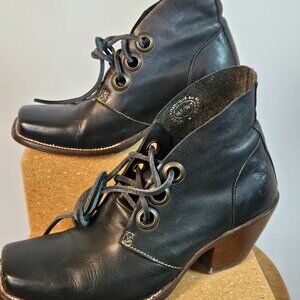 Fluevog Black 'Simon' Ankle Boots